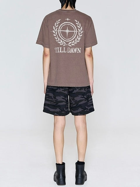 【TILLDAWN】CIRCLE PIGMENT 1/2 SLEEVE