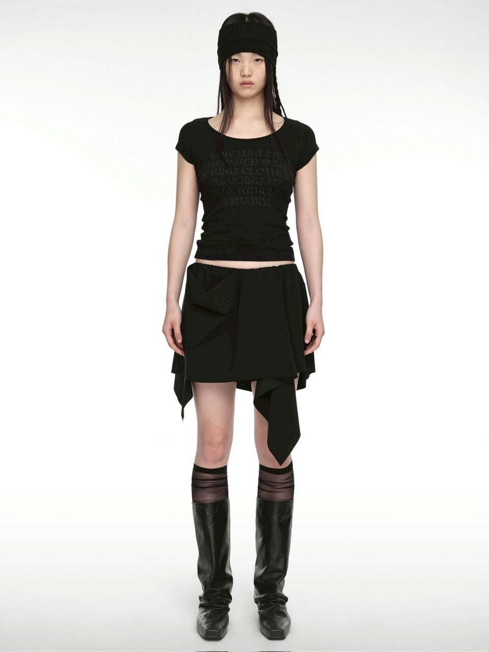 【NACHE】CONVEX PRINTED T-SHIRT