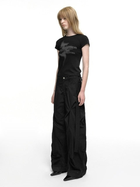 【NACHE】SHIMMER CROP T-SHIRT