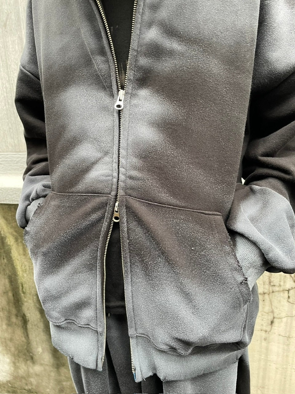 受注制【nmtc +】washing zip up hoodie (3color) / 【エヌエムティー