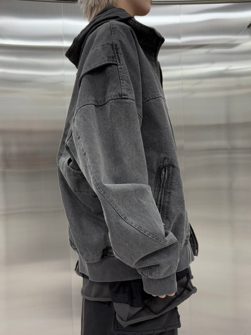 受注制【nmtc +】pigment flight jacket (2color)