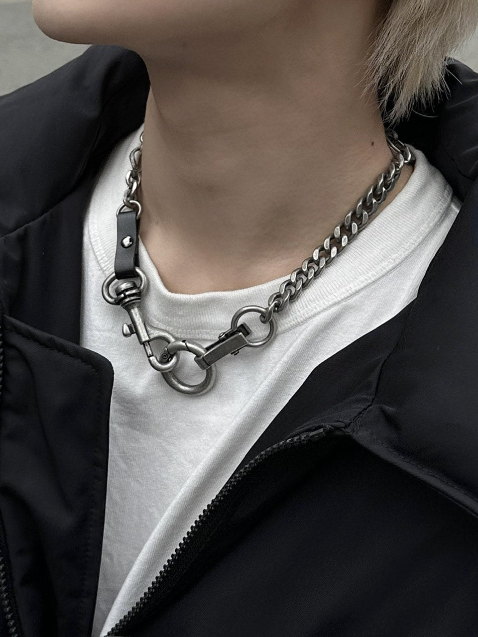 大阪店WEB限定【Chikashitsu +】original necklace 2 (2color)