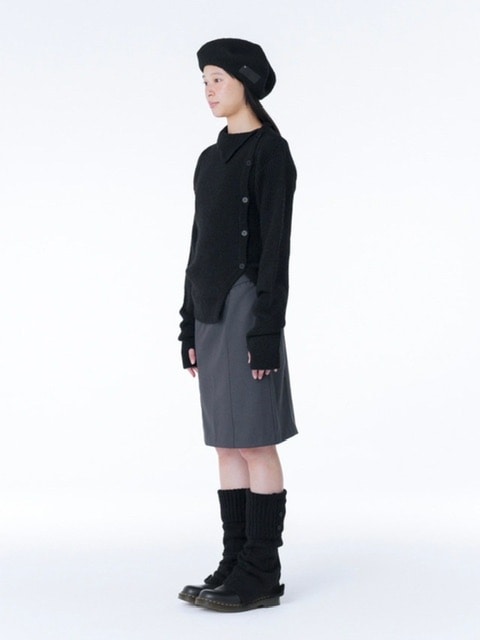 【Miseki seoul】Button knit leg warmer