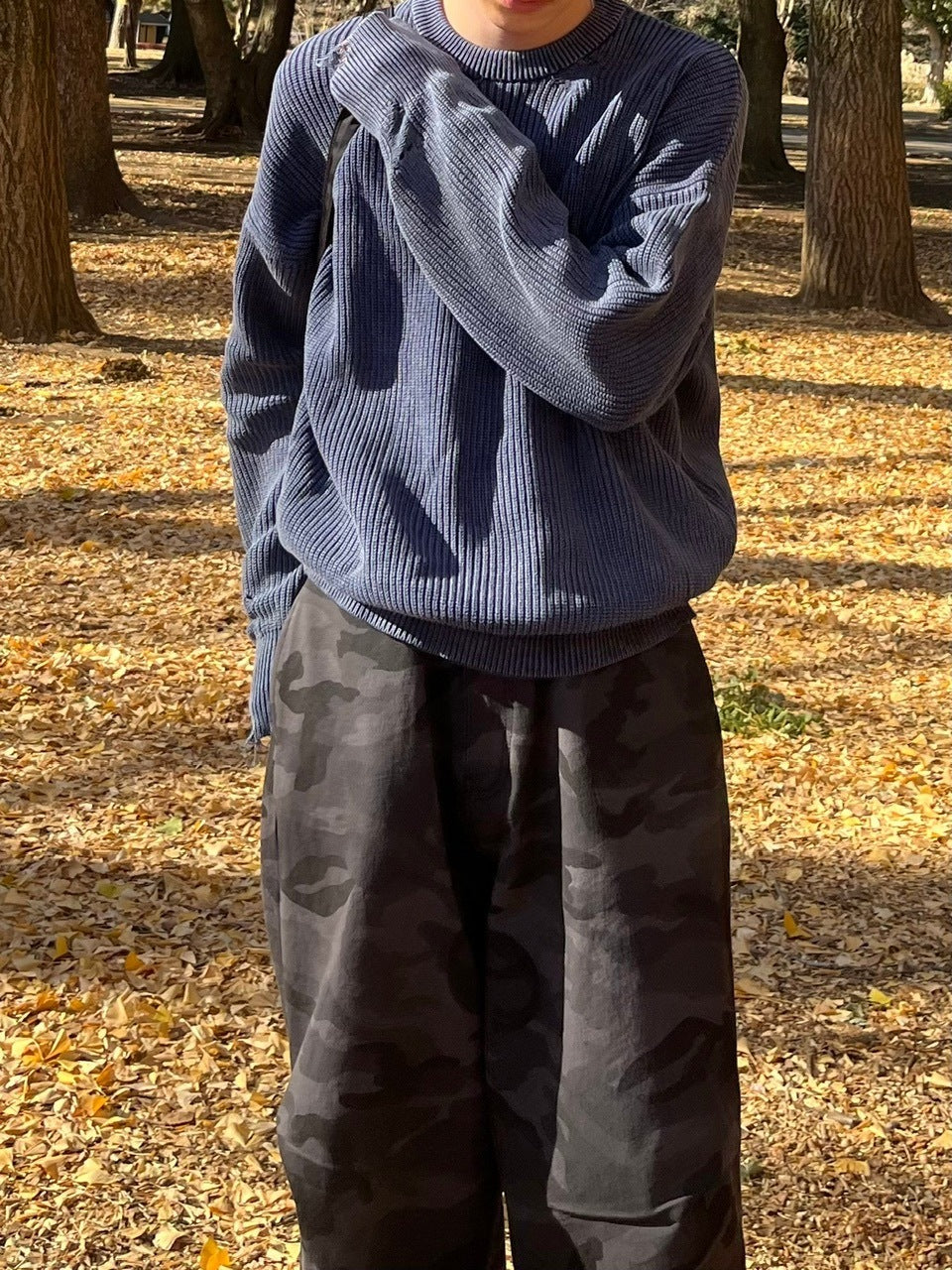 【Chikashitsu +】vintage wash damage knit (3color) / 【チカシツプラス】ビンテージウォッシュダメージ長袖ニット