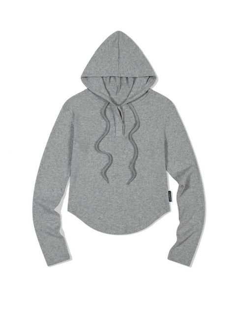 【Uglyshadow】BASIC CROP HOODIE