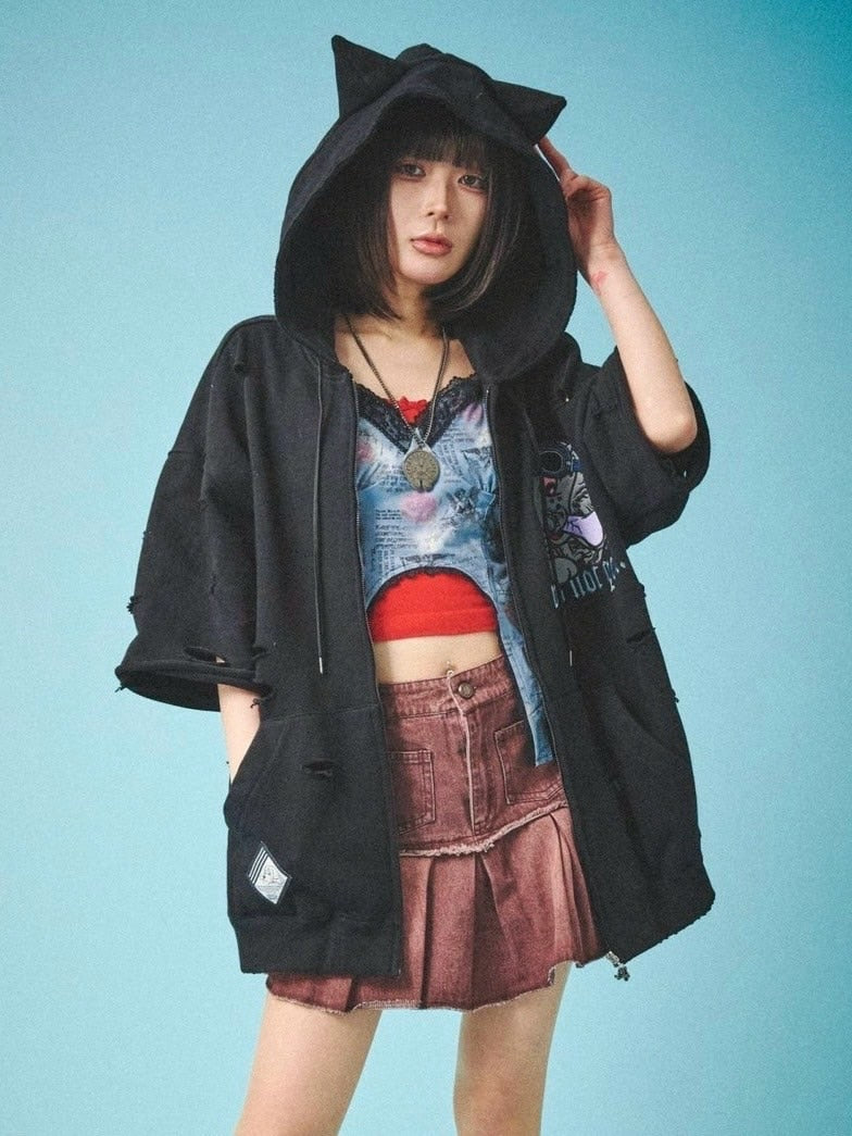 【GALFY】病みに染まりし反戦パーカー