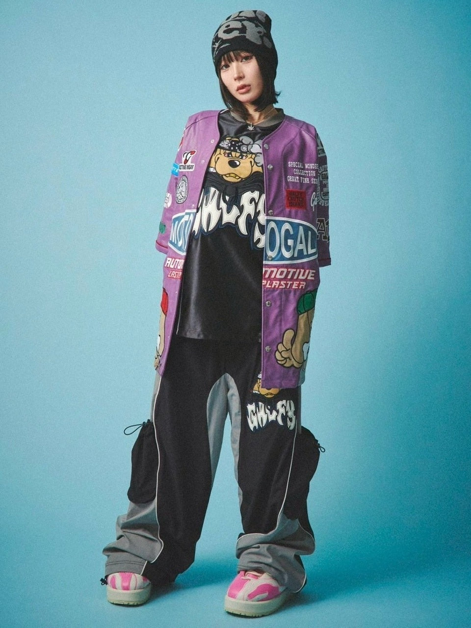 【GALFY】病みに争いしサイバーTシャツ