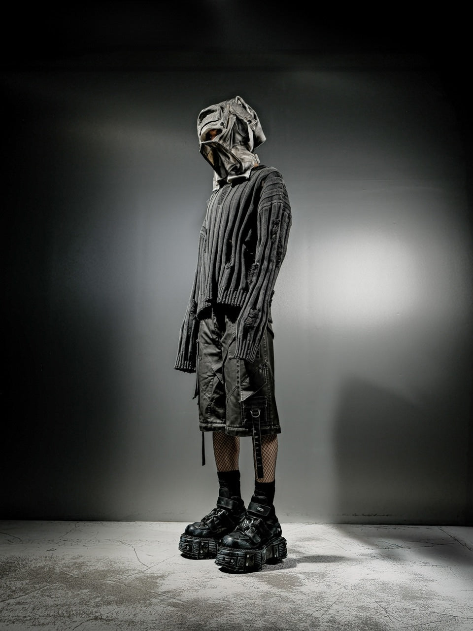 【DIG YOUR OWN GRAVE】2WAY LEATHER CARGO PANTS / 【ディグユアオウングレイブ】ツーウェイレザーカーゴパンツ