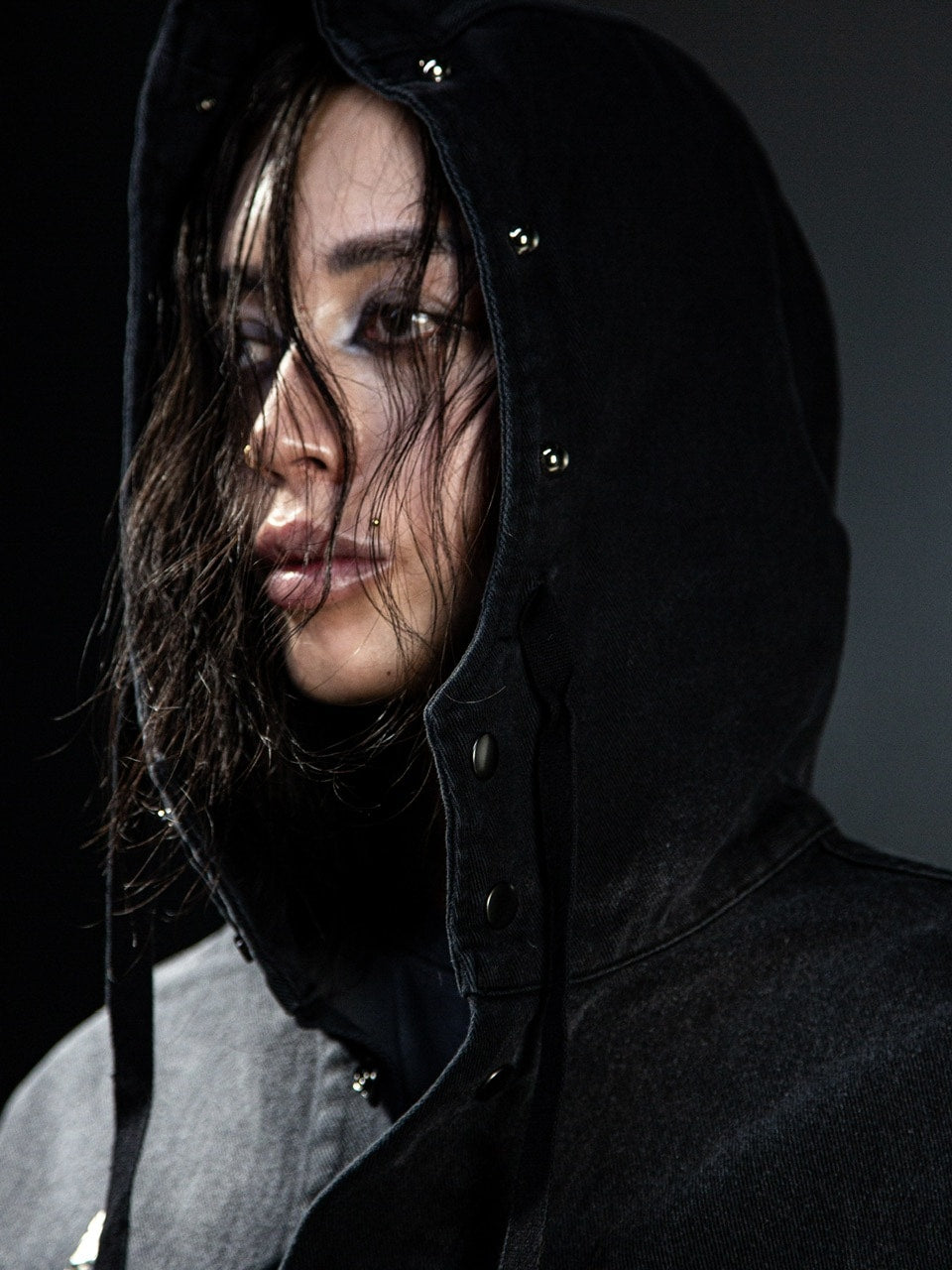 【DIG YOUR OWN GRAVE】PAILOT DENIM HOODIE CUSTOM