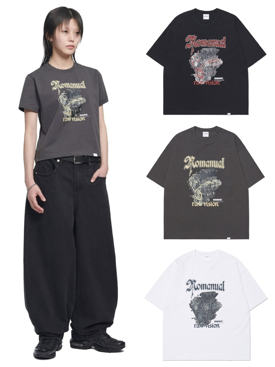 【NOMANUAL】NM ENGINE T-SHIRT