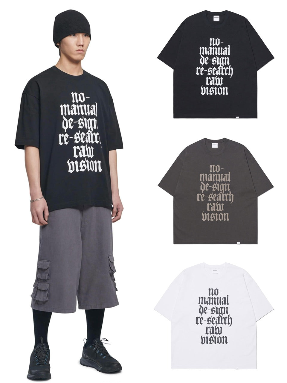 【NOMANUAL】RAW VISION T-SHIRT
