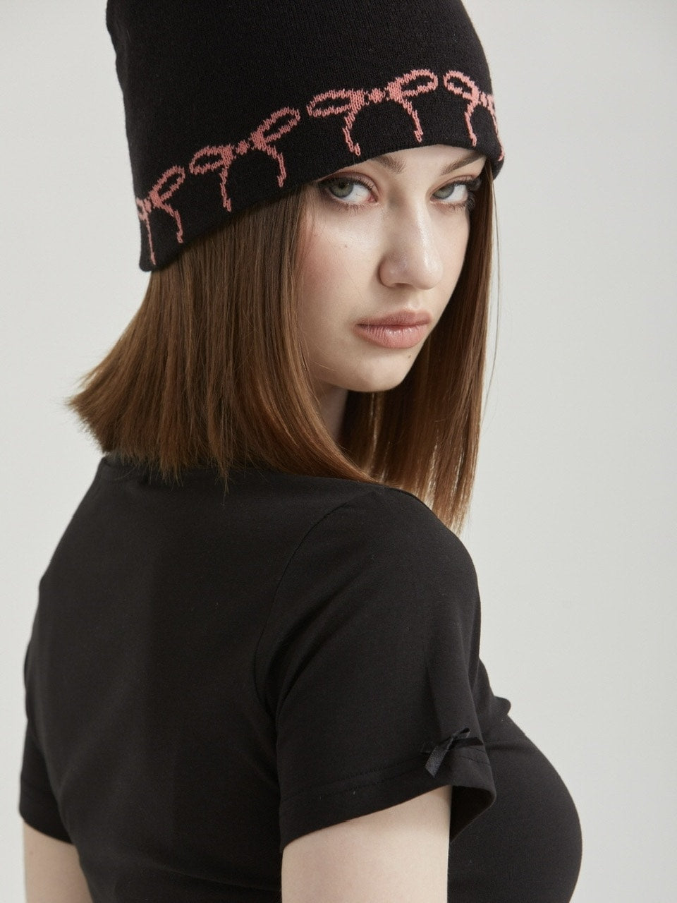【GATELESS】RIBBON BEANIE