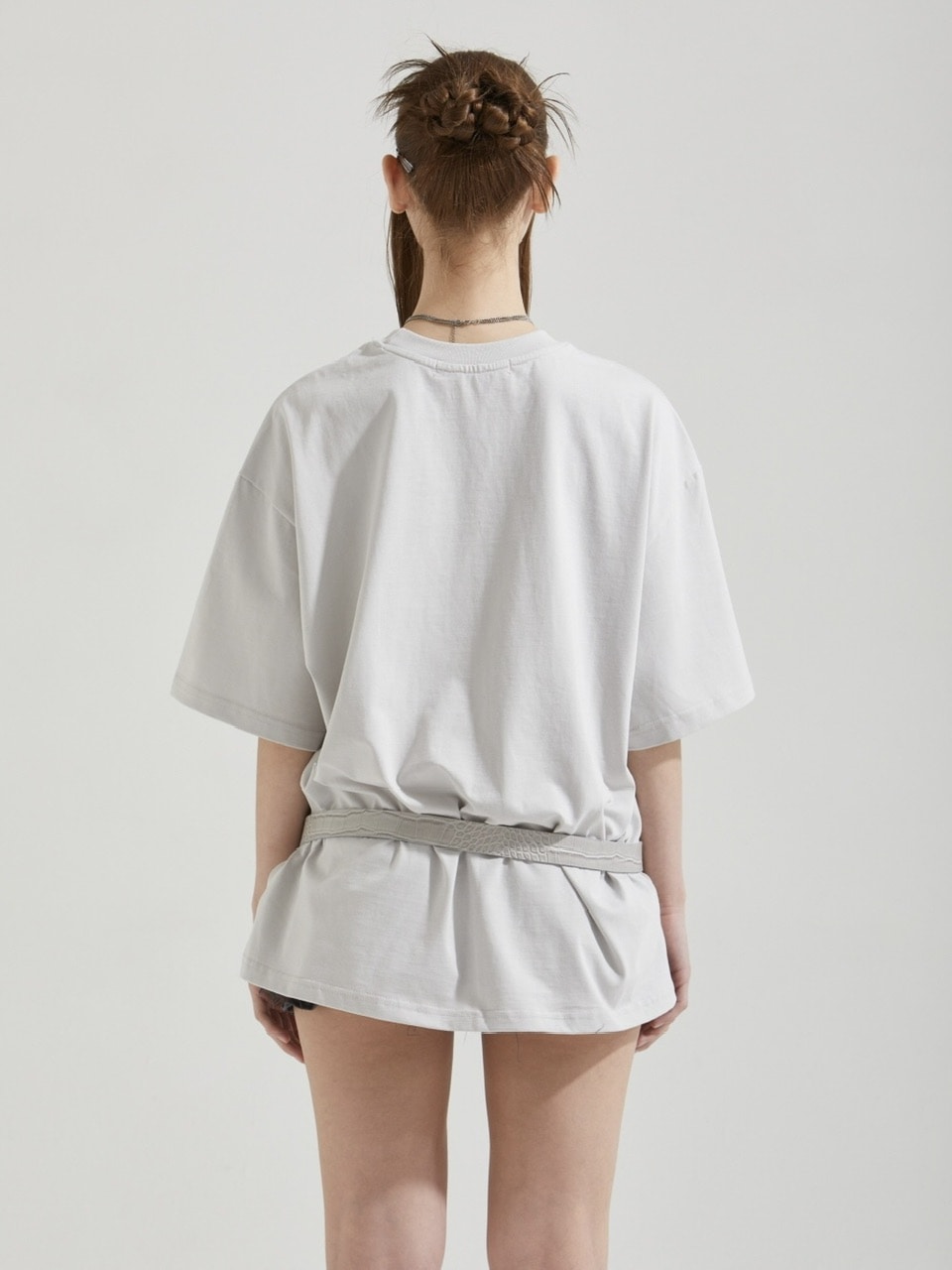 【GATELESS】MICRO MINI PLEATS SKIRT PANTS