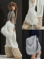 【GATELESS】LONG FUR SHOULDER BAG