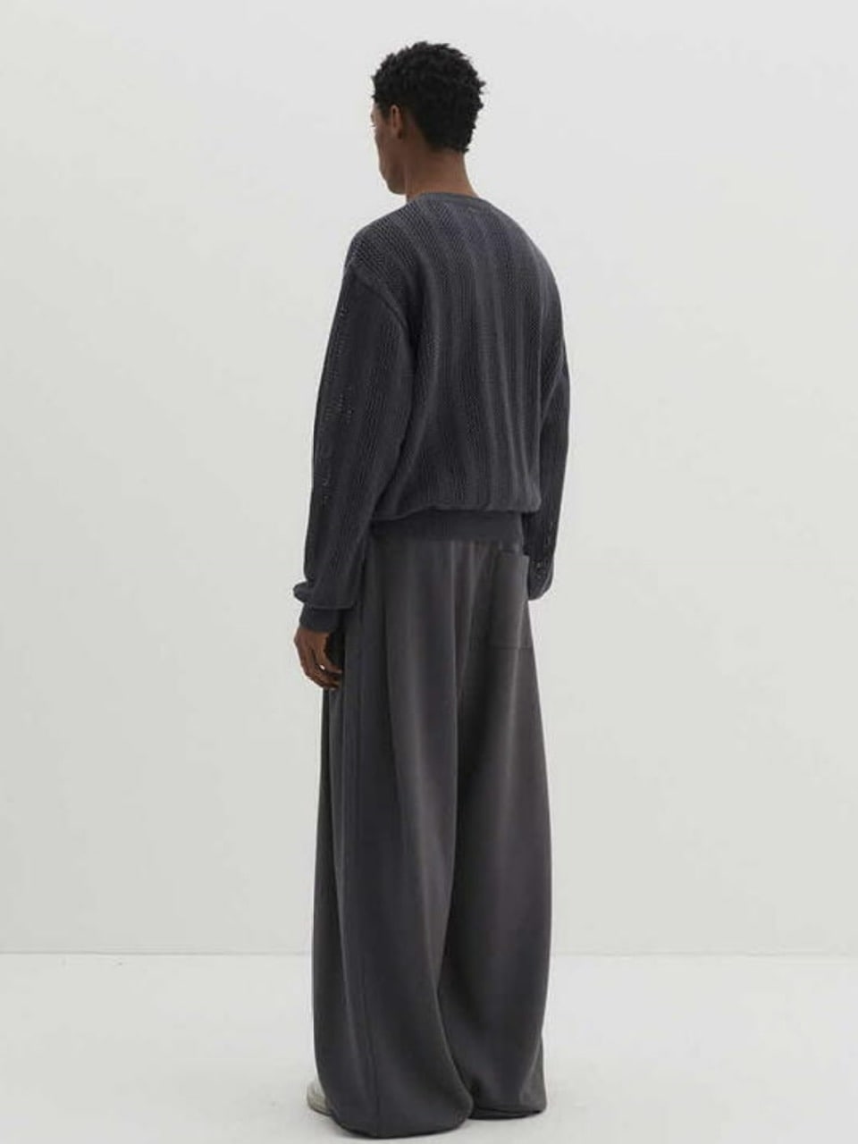 【DNSR】Meshed Crop Knit