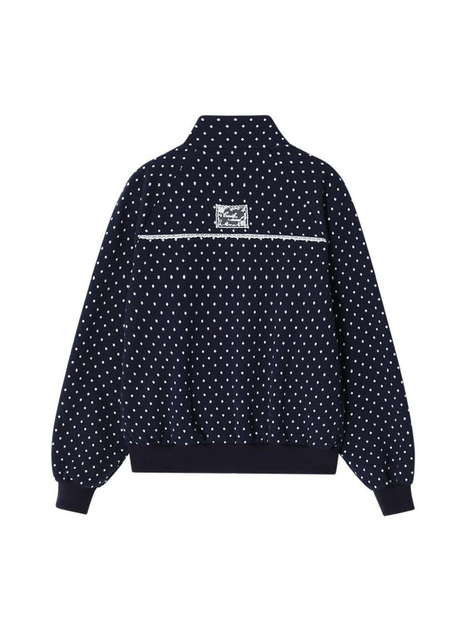 【CRANK】ROSE DOT TRACK JACKET / 【クランク】ローズドットダブルジップトラックジャケット