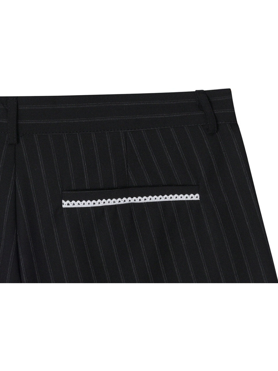 【CRANK】LACE PLEATS MICRO PANTS