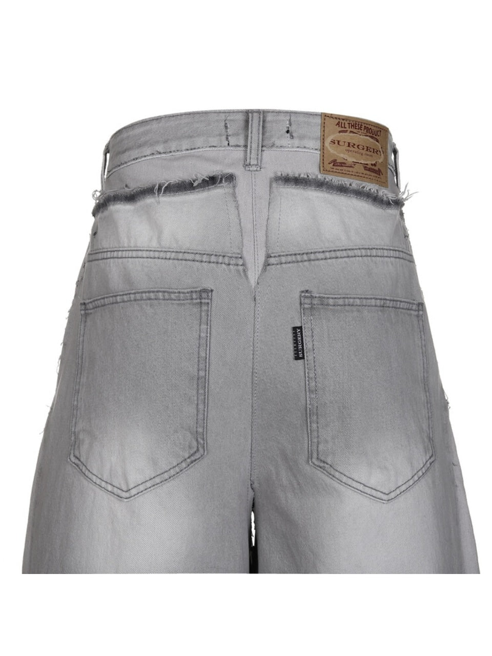 【SURGERY】remake denim bermuda pants / 【サージェリー】リメイバミューダデニムハーフパンツ