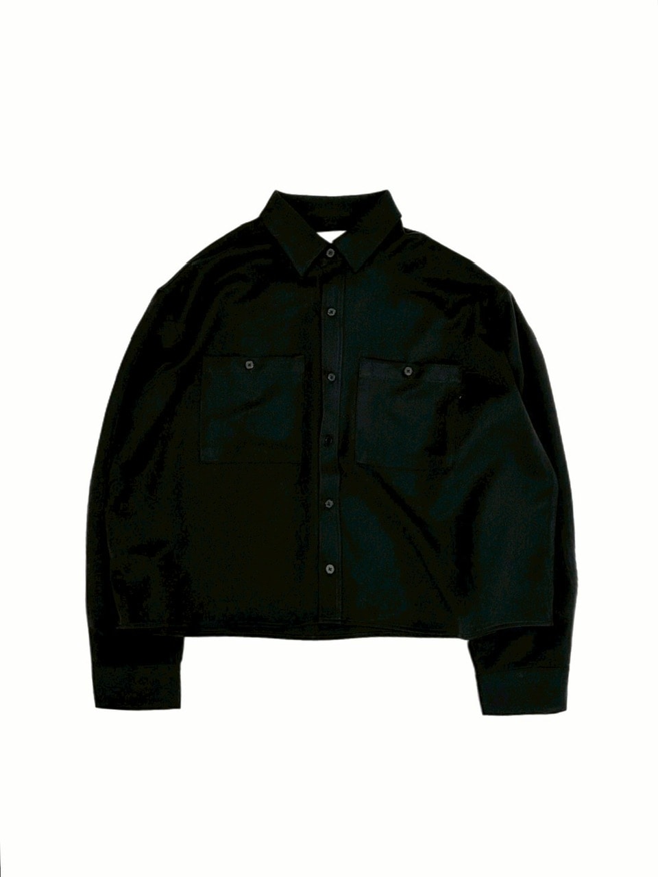 受注制【Chikashitsu +】cropped long sleeve shirt (3color)