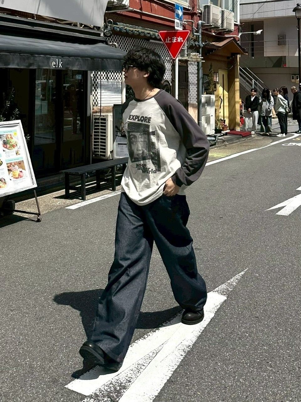 受注制【youll】explore raglan long sleeve tee