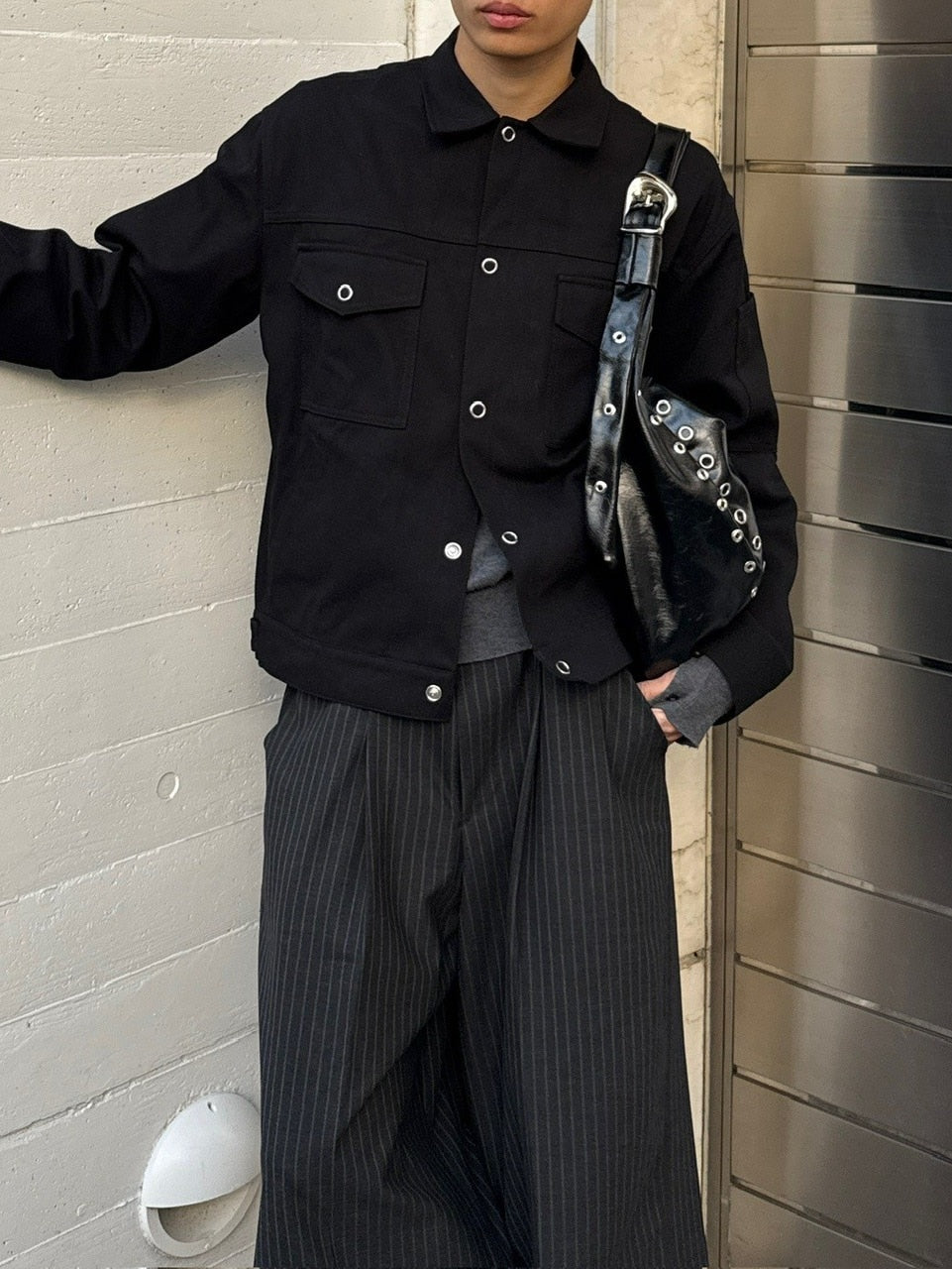 東京店WEB限定受注制【Chikashitsu +】eyelet cross bag