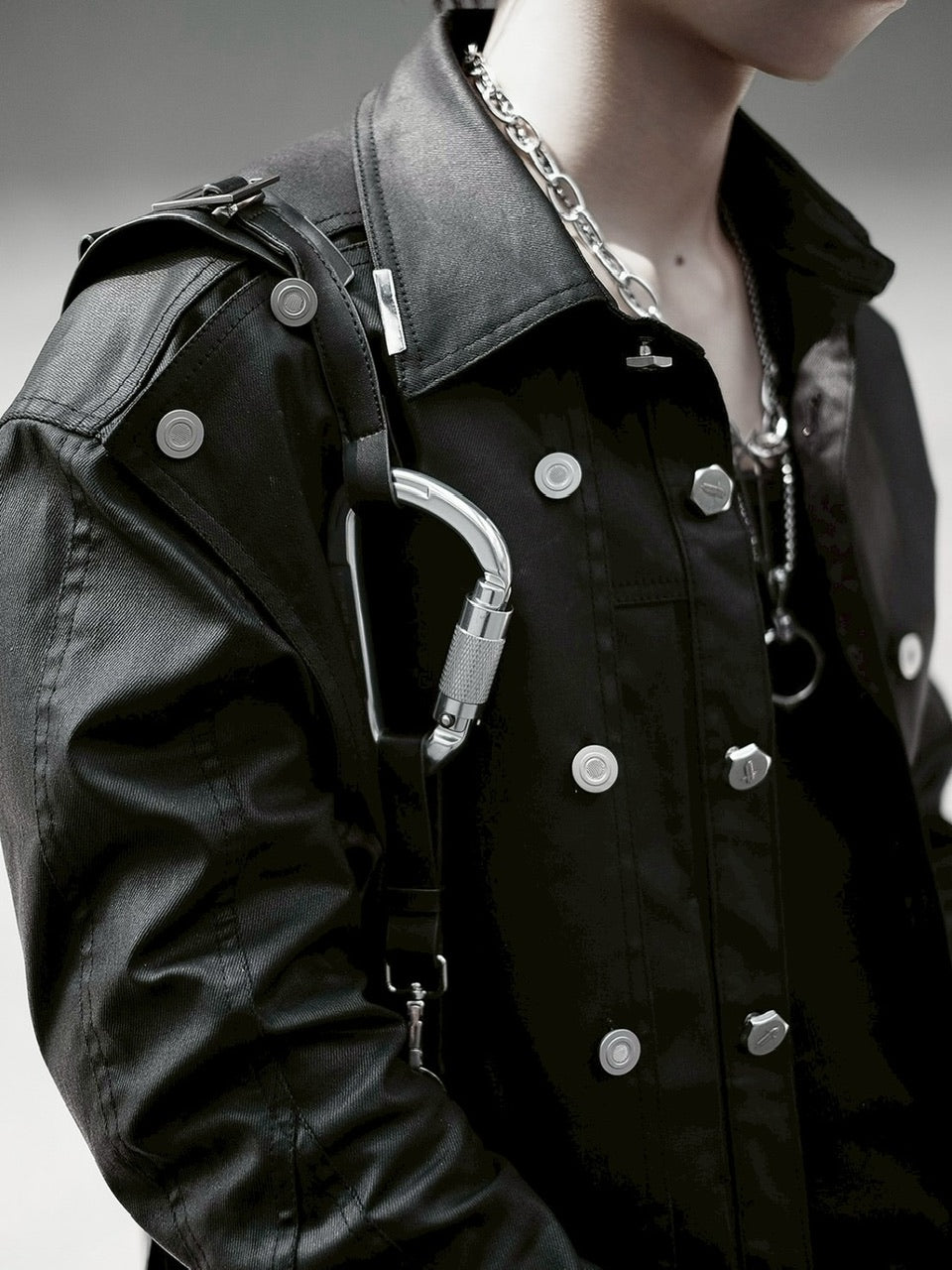 【RICH】Multi Button Denim Jacket