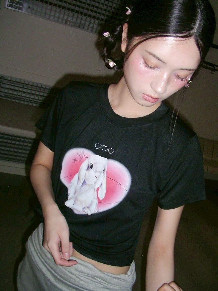 【ODDONEOUT】COSMOS RABBIT TIE T-SHIRTS