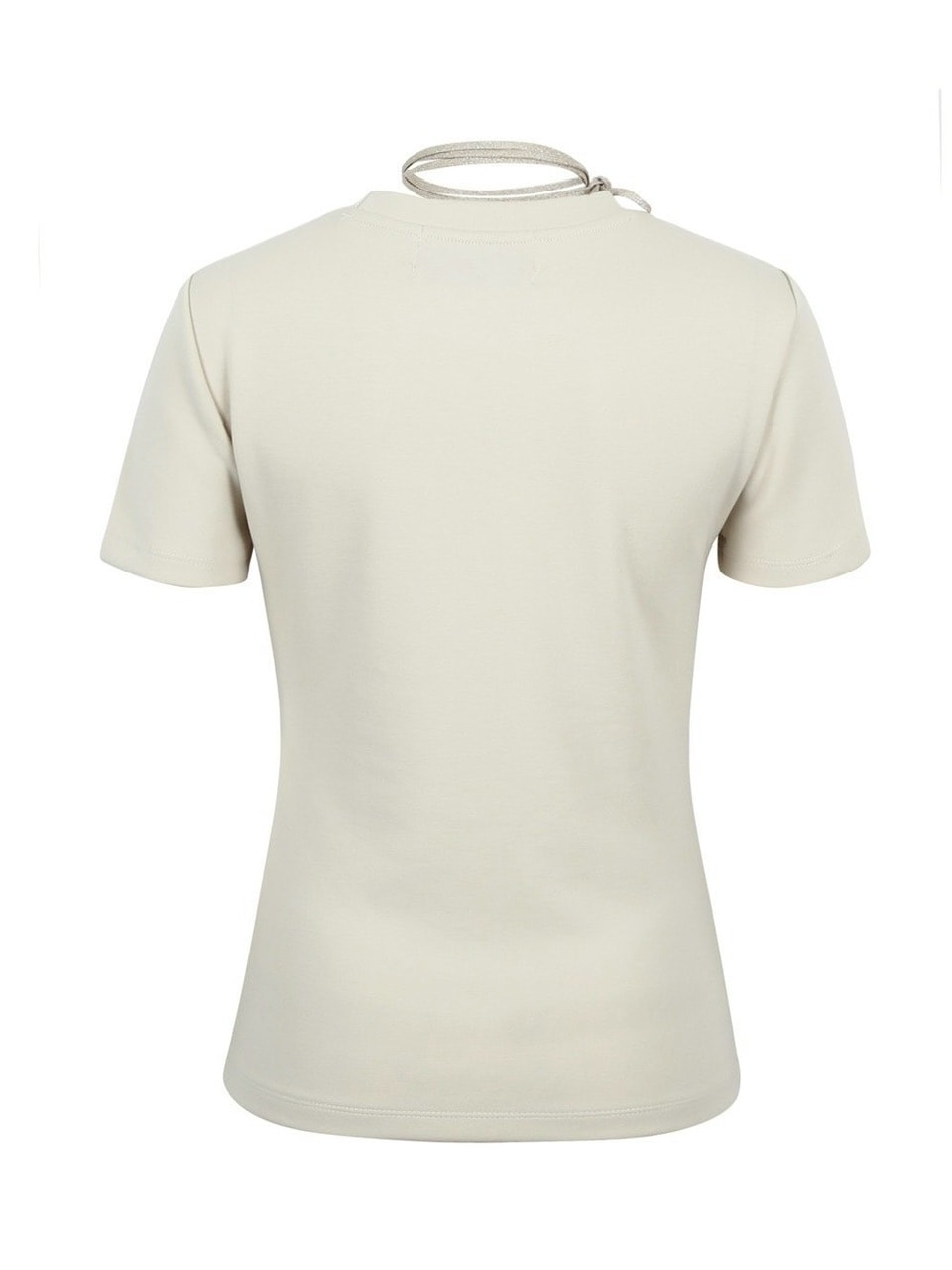 【ODDONEOUT】TWIST DRAPE STRING TOP / 【オッドワンアウト】ツイストドレープストリング半袖Tシャツ