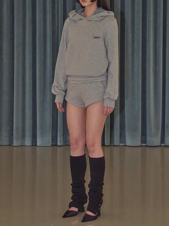 【ODDONEOUT】TUCK HOODIE / 【オッドワンアウト】タックフード長袖パーカー