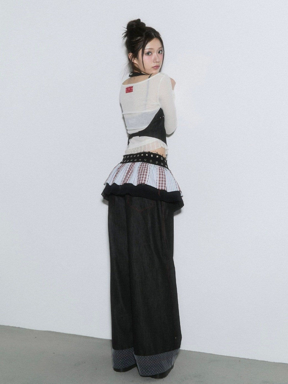 【CHERRYQUIRI】pleats layered belt / 【チェリーキュリー】プリーツレイヤードベルト