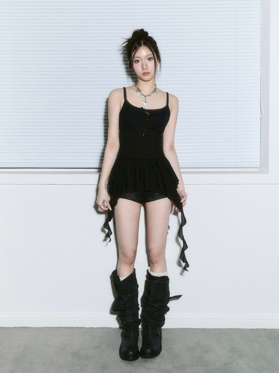 【CHERRYQUIRI】frill layered sleevless / 【チェリーキュリー】フリルレイヤードキャミソール