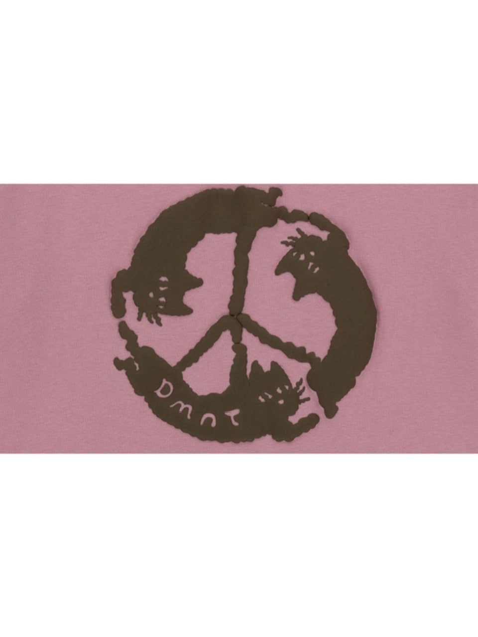 【DOMINANT】Purrfect Peace Ringer Crop T-Shirt