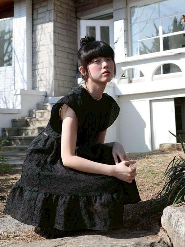 【Uglyshadow】FLOWER RUFFLE DRESS