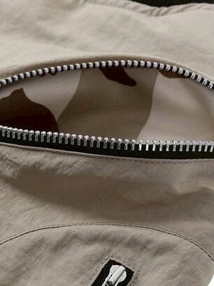 【roaringrad】ZIPPER SAGGING BERMUDA PANTS