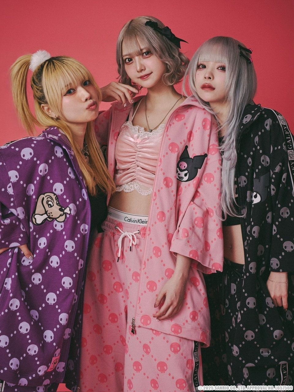 【GALFY×KUROMI】ドクロだらけ夏セットアップ