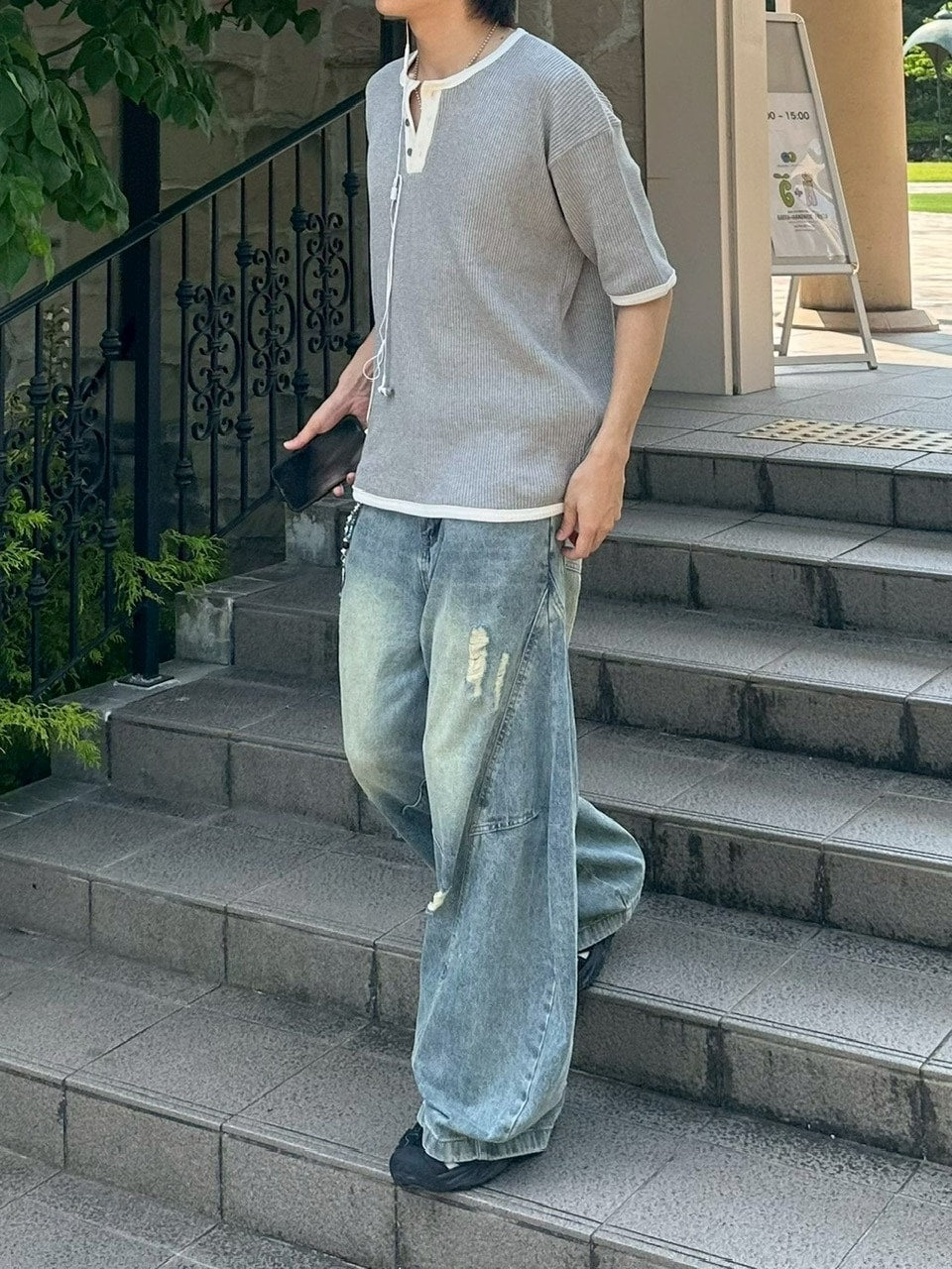 受注制【youll】vintage balloon denim pants