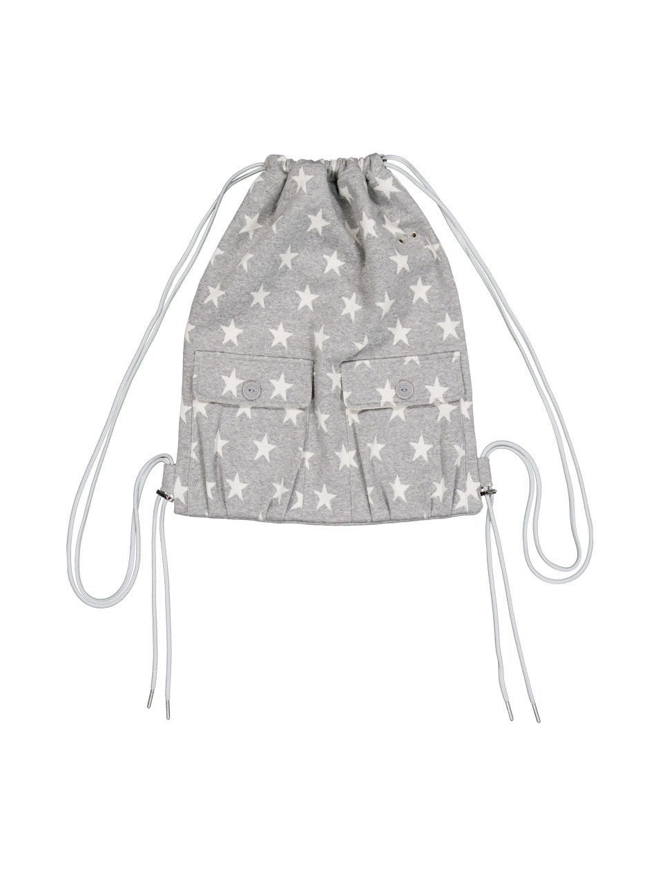 【SETUP‐EXE】STAR POCKET GYM SACK / 【セットアップエグゼ】スターポケットリュック