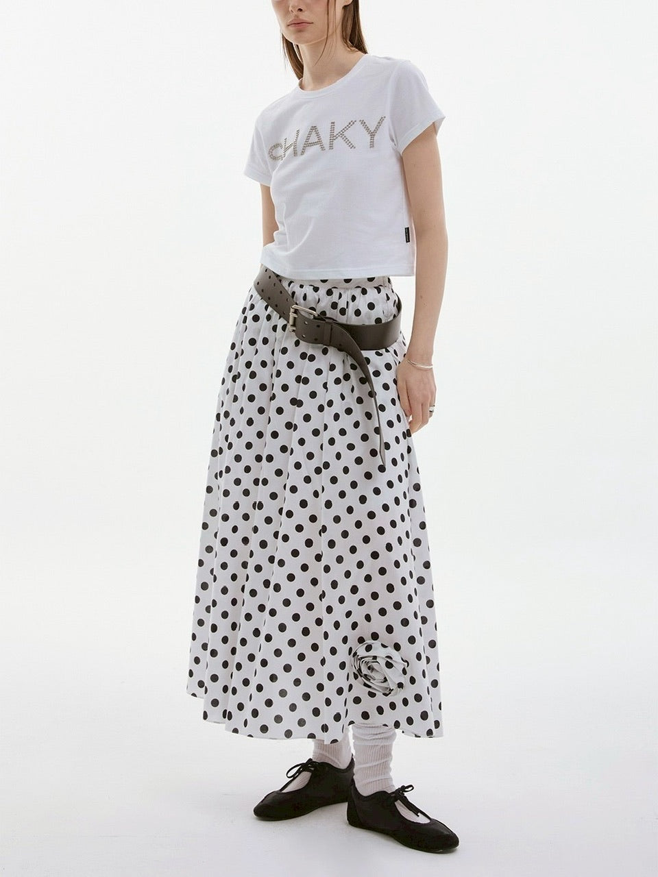 【ESC STUDIO】shaky t-shirt/ 【イーエスシーステュディオ】シェイキーロゴ半袖Tシャツ