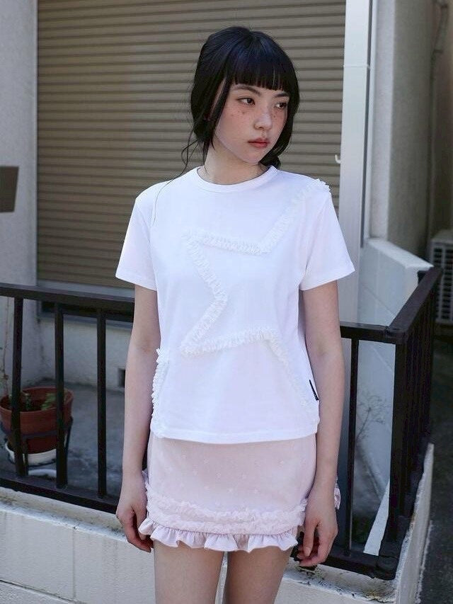 【Uglyshadow】STAR BASIC T-SHIRT / 【アグリーシャドウ】スターベーシック半袖Tシャツ