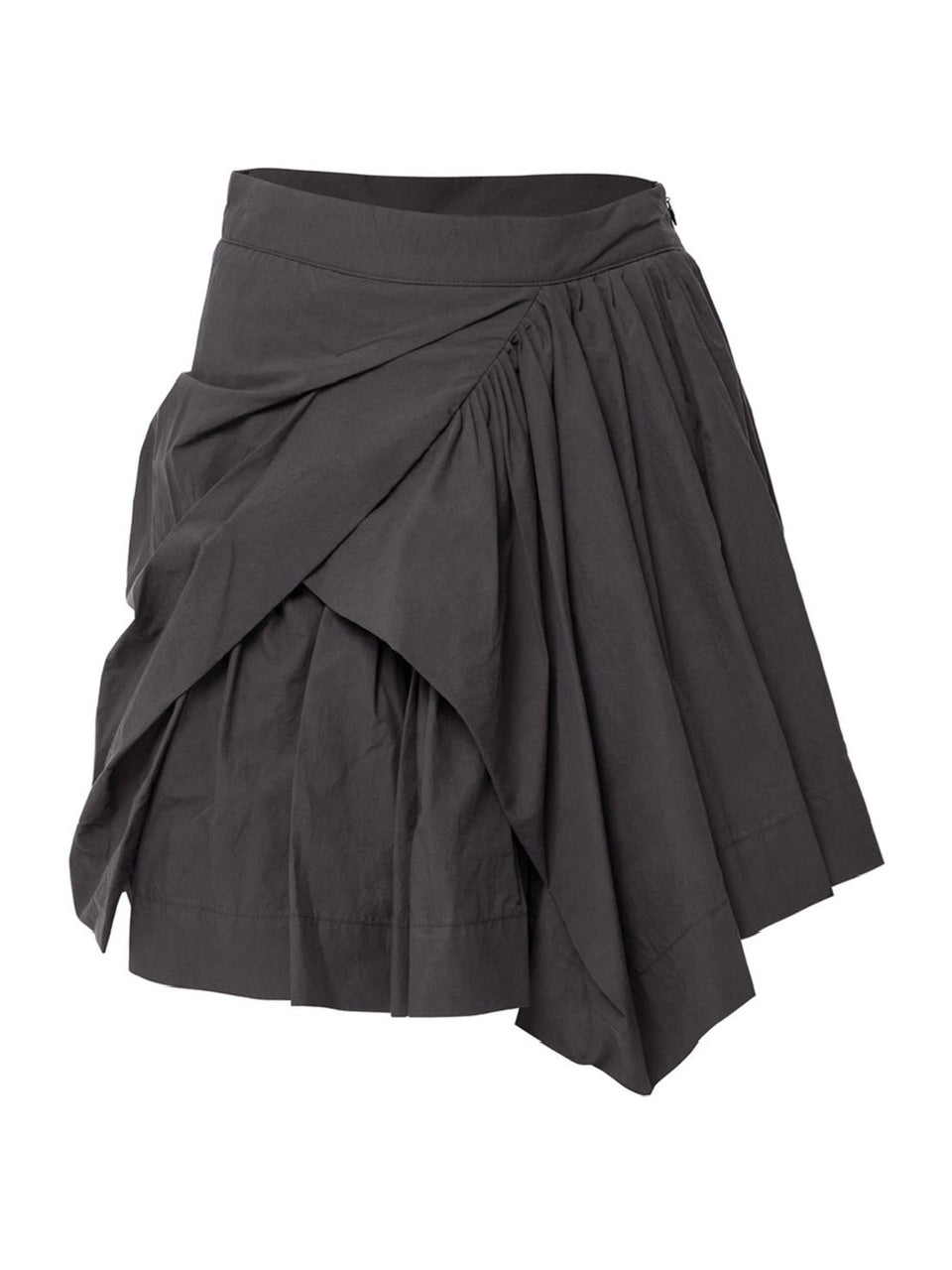 【FLAREUP】Asymmetrical Draped Layered Skirt