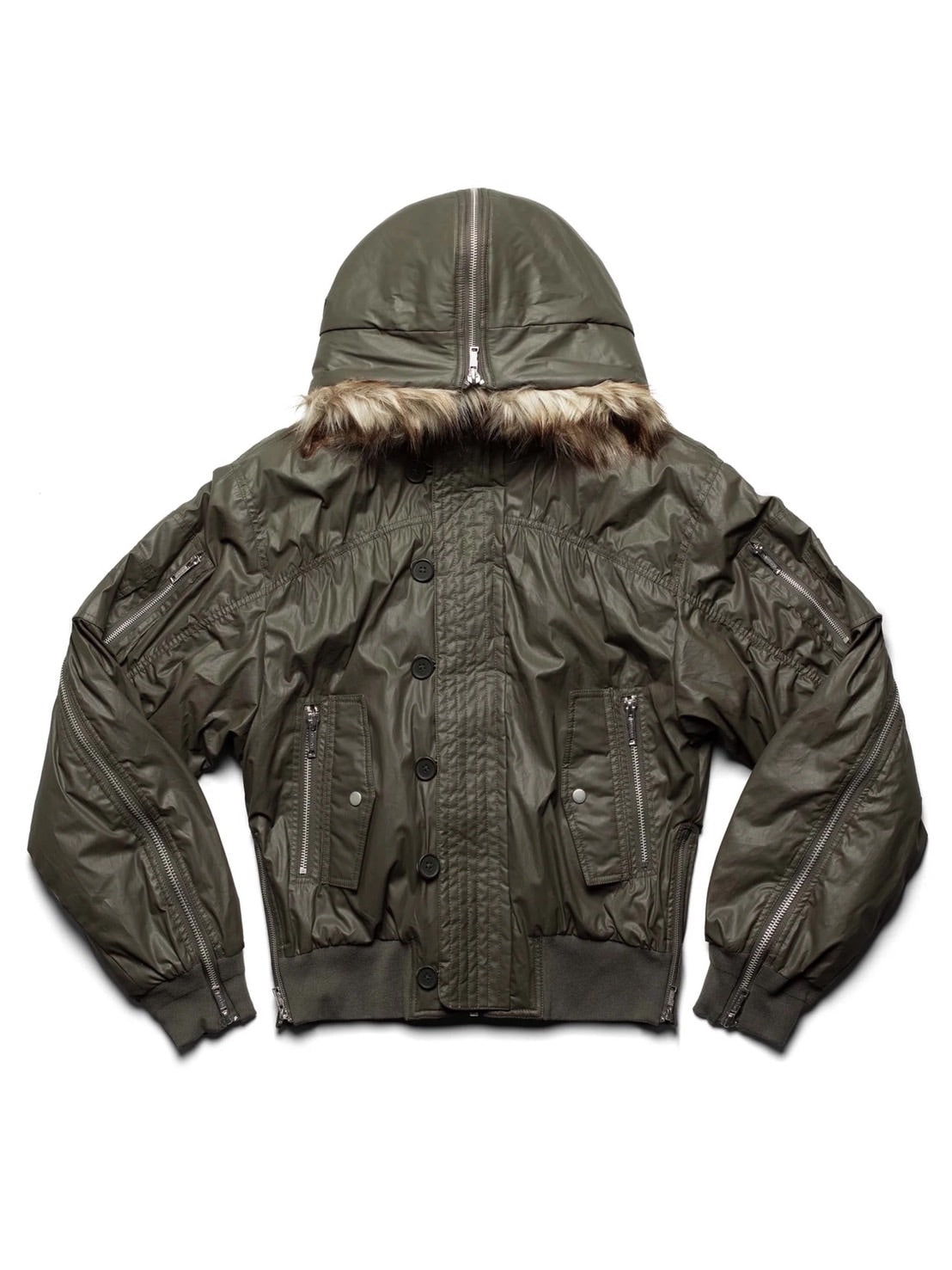 【RACER WORLDWIDE】Aviator Bomber 2 / 【レーサーワールドワイド】ジップポケットファージャケット