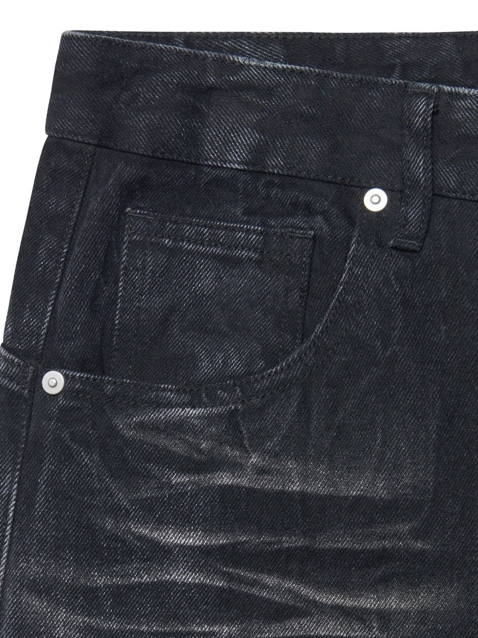 【NOMANUAL】 WASHED JUMBO DENIM PANTS