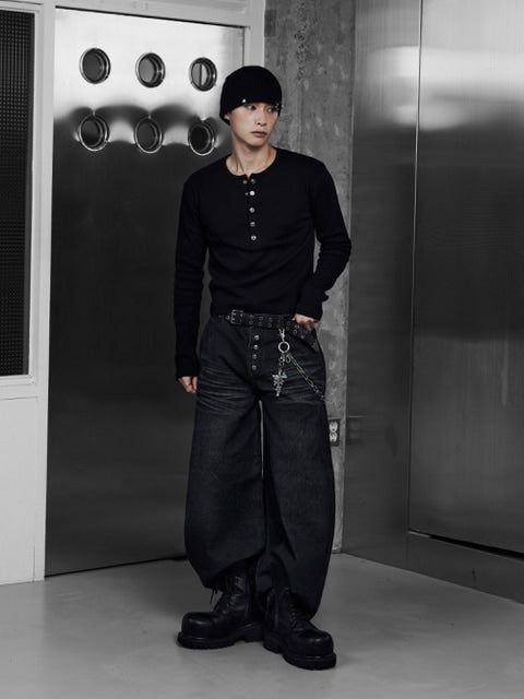 【Rosen Kreuz】TIGHT RIB LONG SLEEVE
