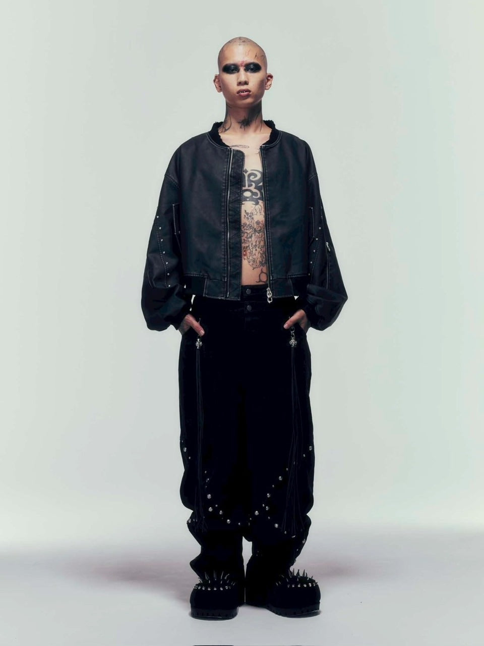 【DIG YOUR OWN GRAVE】DOUBLE UP PANTS /【ディグユアオウングレイブ】ダブルアップデニムパンツ