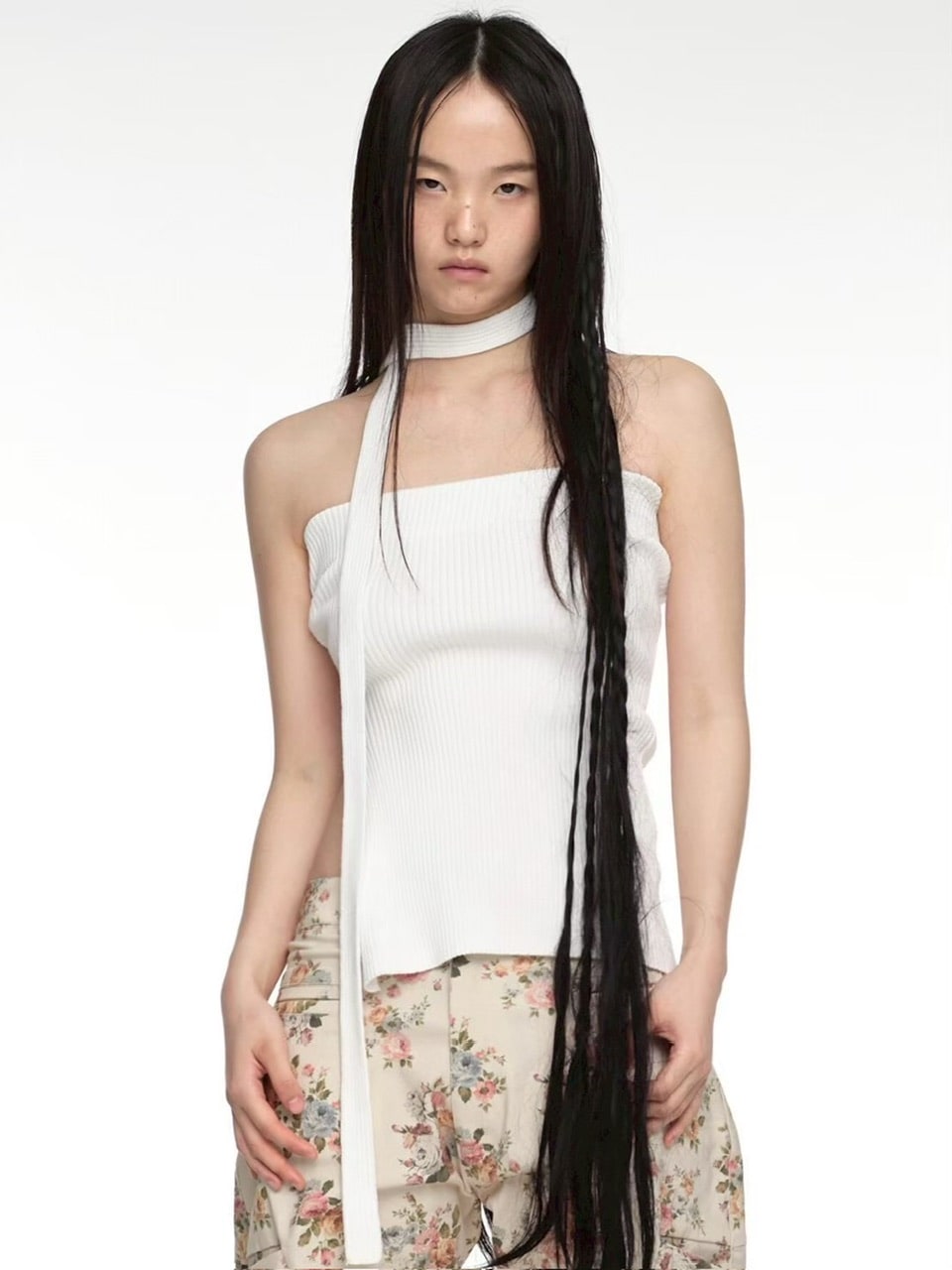 【NACHE】STRAP KNIT TANK TOP