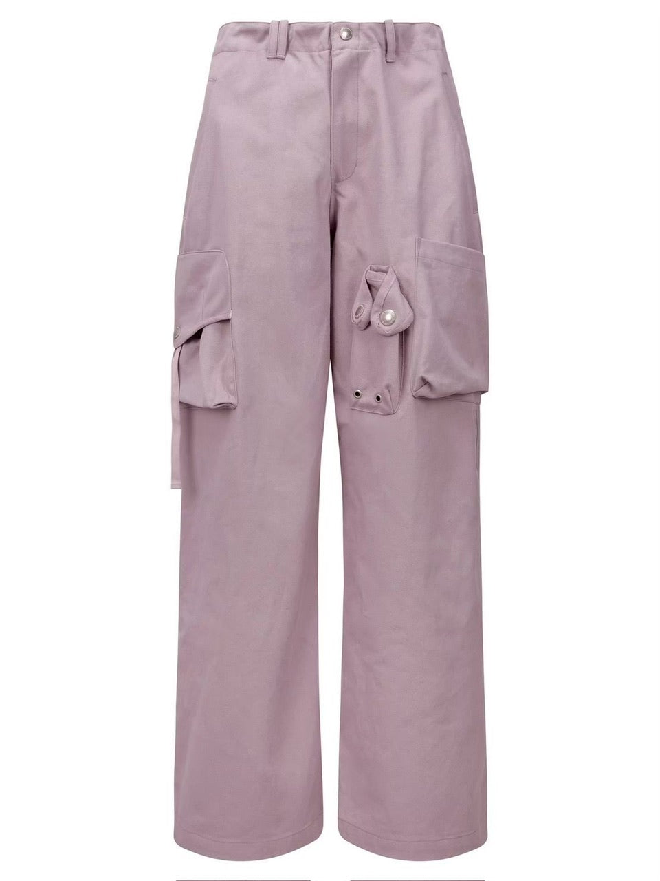 【NACHE】STRAP WIDE CARGO PANTS (UNISEX)