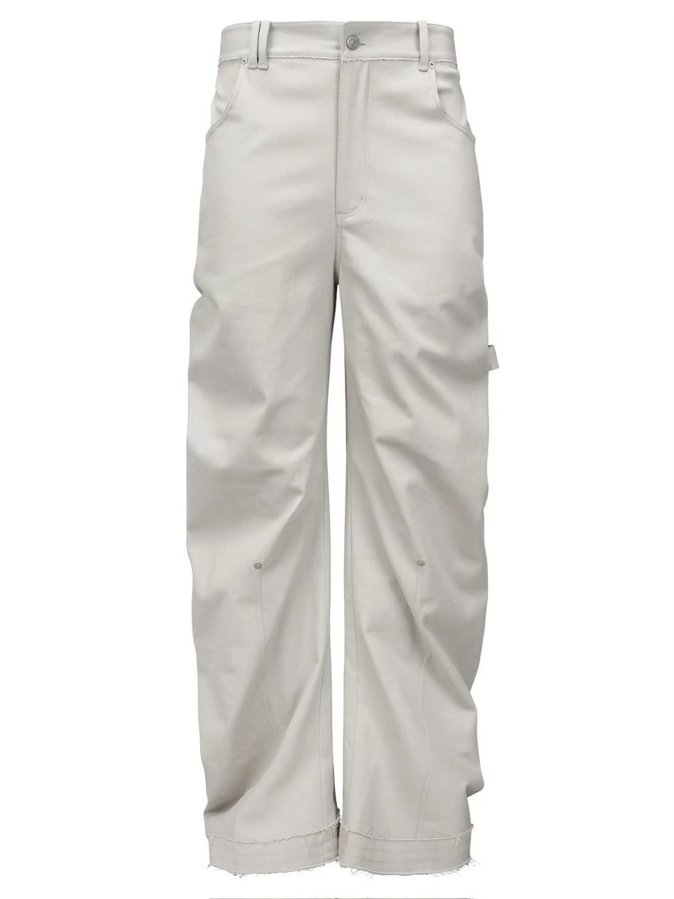 【NACHE】RAWCUT CURVED PANTS (UNISEX)