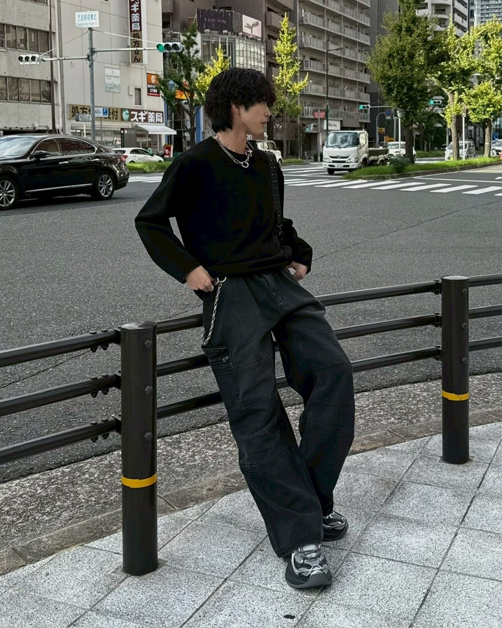 大阪店WEB限定受注制【Chikashitsu +】simple deck crew neck knit / 【チカシツプラス】シンプルデッキクルーネックニット (3color)