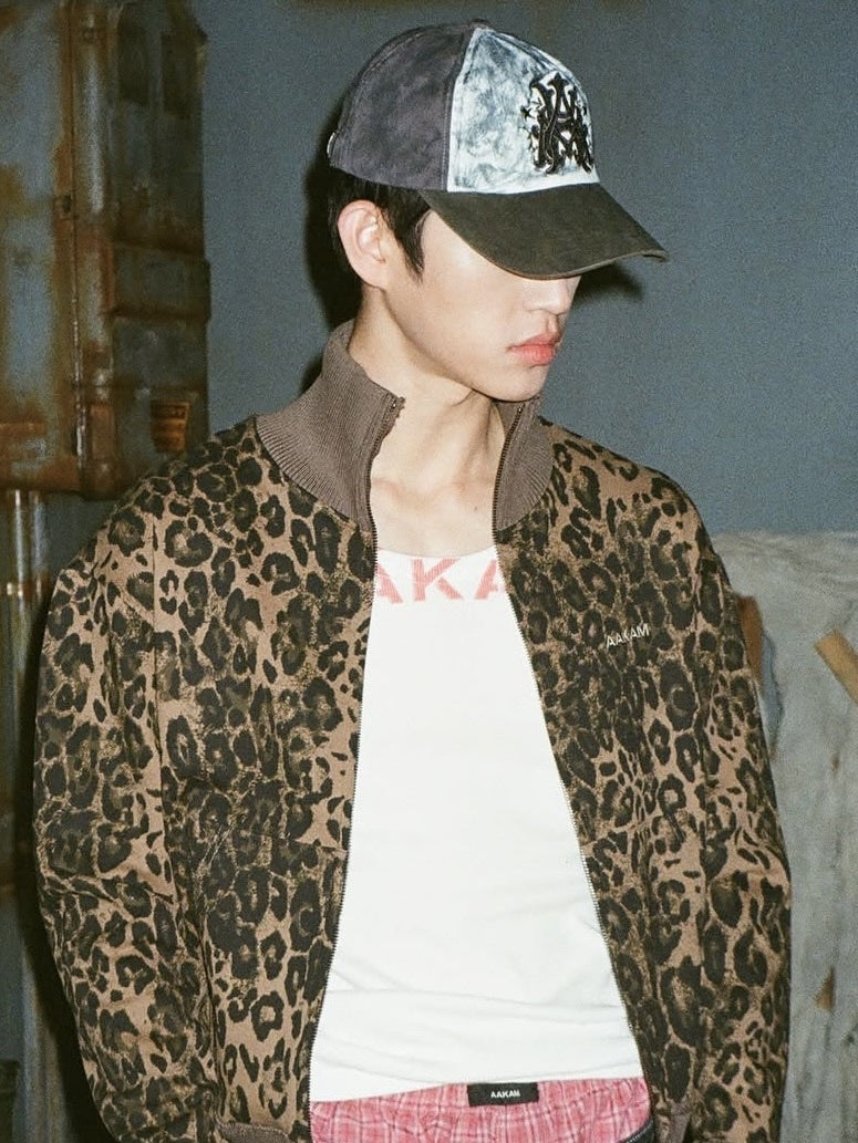 【AAKAM】Contrast Washed Cotton Ball Cap