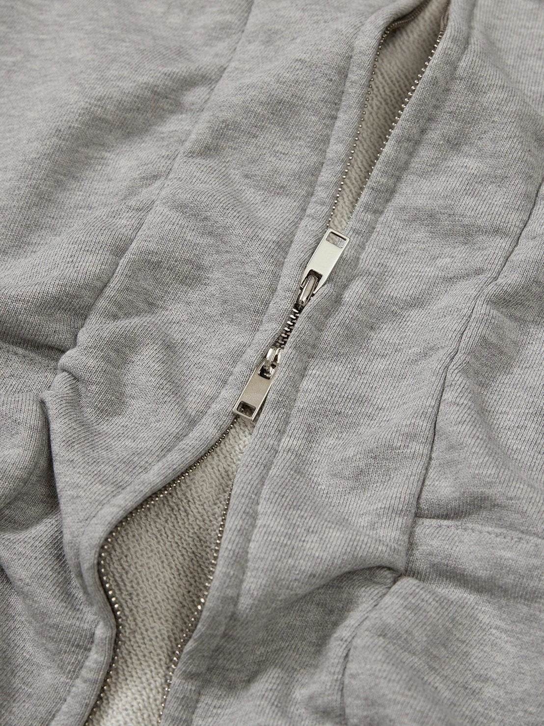 【LCDC】SHIRRING DETAIL ZIP-UP HOODIE / 【エルシーディーシー・ティーエム】シャーリングディティールジップアップパーカー